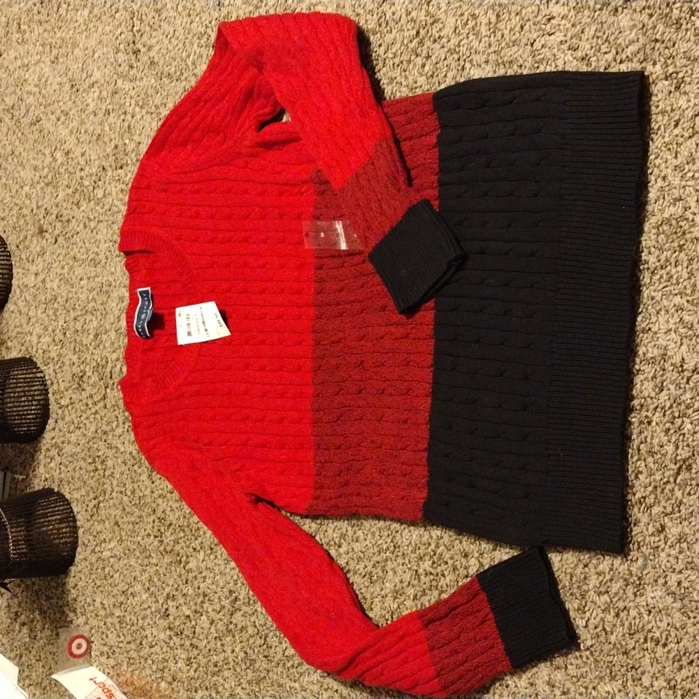 New Karen Scott cable crew women's sweater size S
